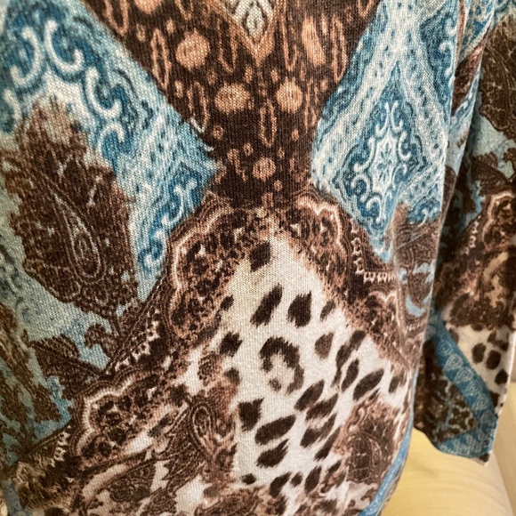 Chico's knit Cardigan Sweater, Sz L - Picture 5 of 10